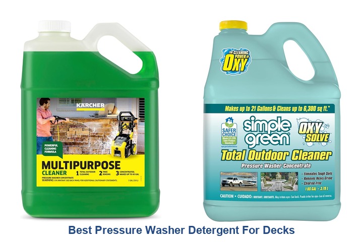 best pressure washer detergent for decks