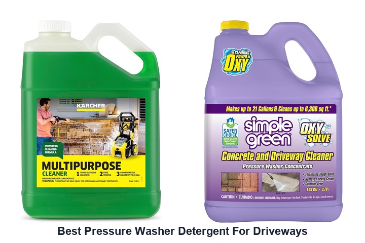 best pressure washer detergent for driveways