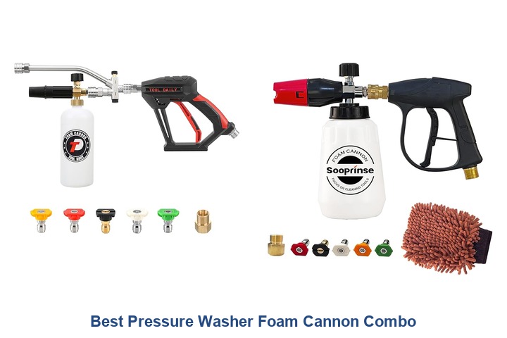 best pressure washer foam cannon combo