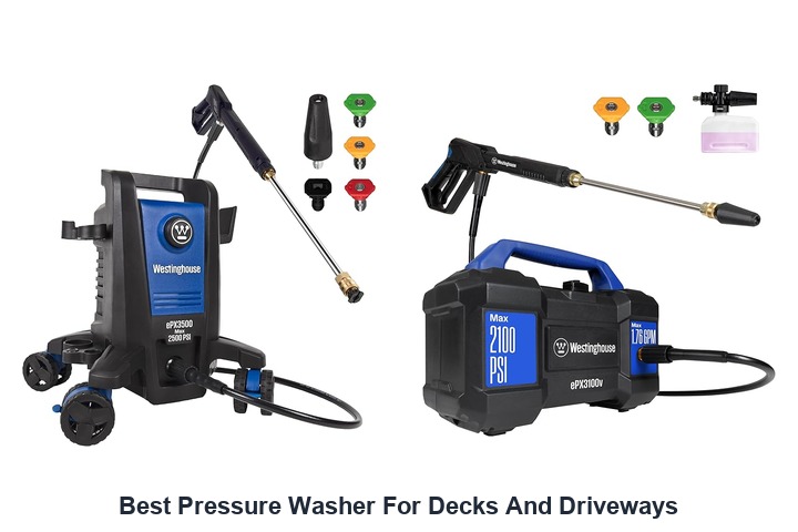 best pressure washer for decks and driveways