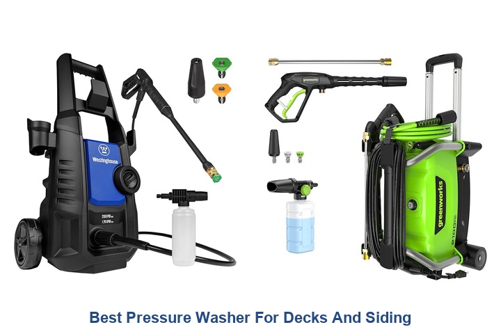 best pressure washer for decks and siding