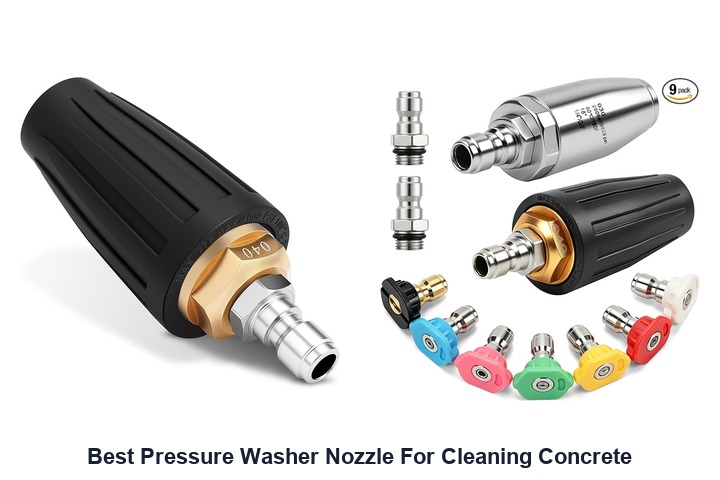 best pressure washer nozzle for cleaning concrete