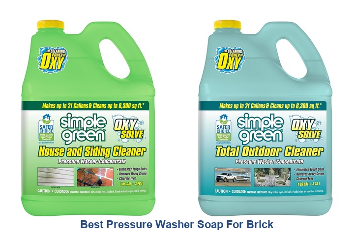 best pressure washer soap for brick