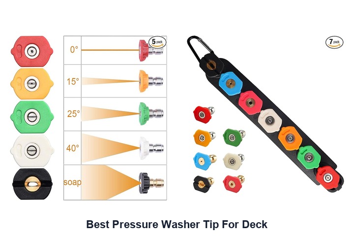 best pressure washer tip for deck