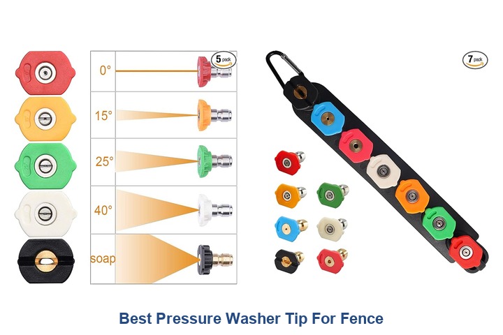 best pressure washer tip for fence