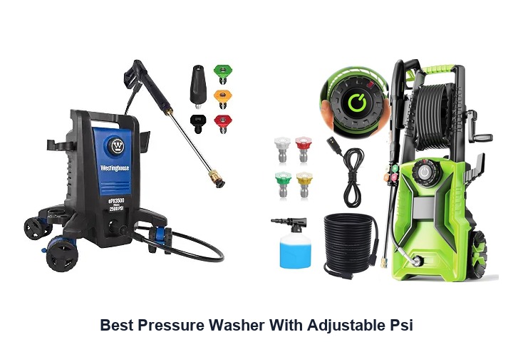 best pressure washer with adjustable psi