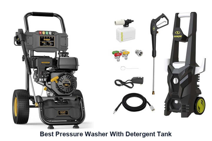 best pressure washer with detergent tank