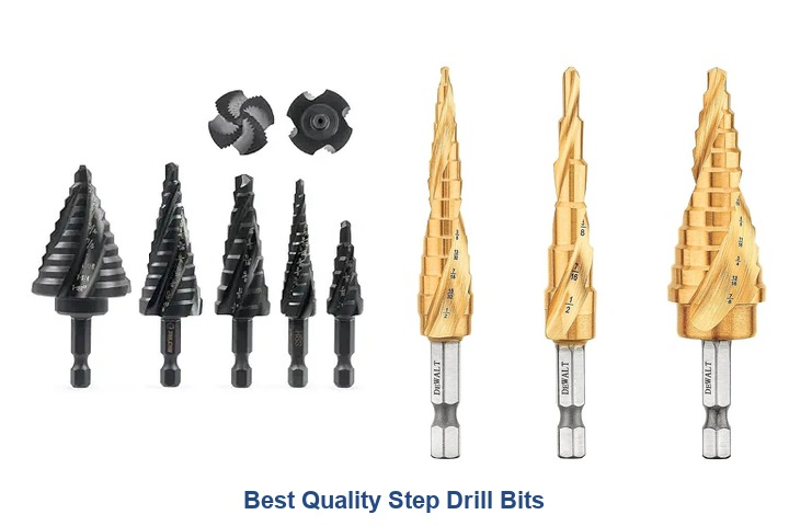 best quality step drill bits