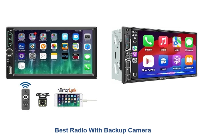 best radio with backup camera