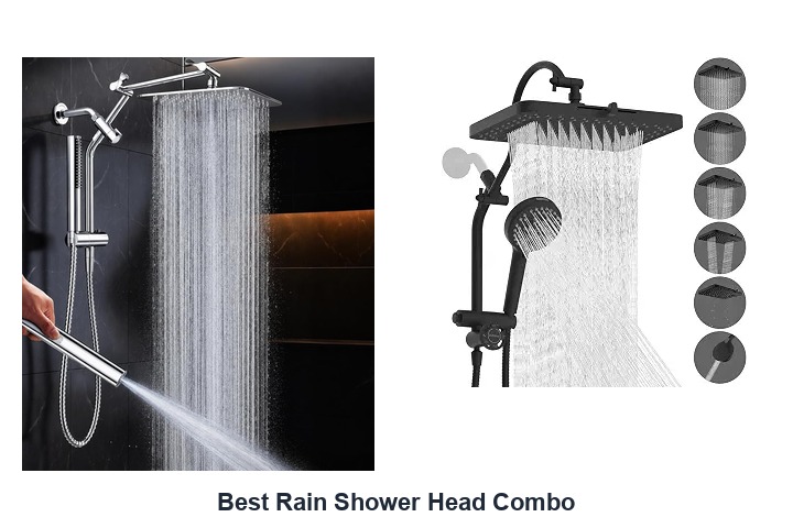 best rain shower head combo