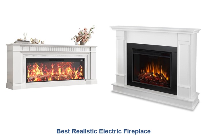 best realistic electric fireplace