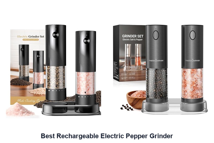 best rechargeable electric pepper grinder