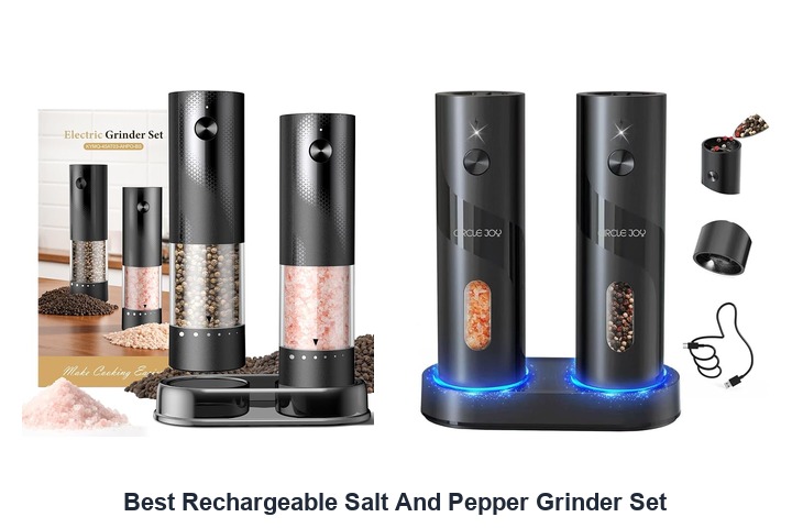 best rechargeable salt and pepper grinder set