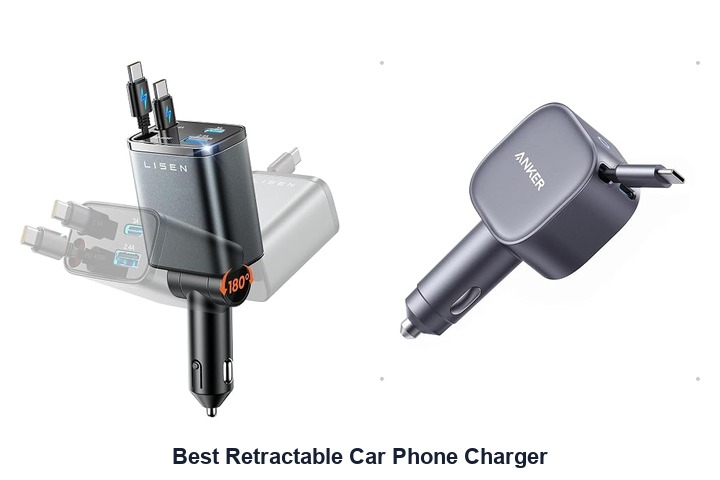 best retractable car phone charger