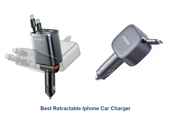 best retractable iphone car charger
