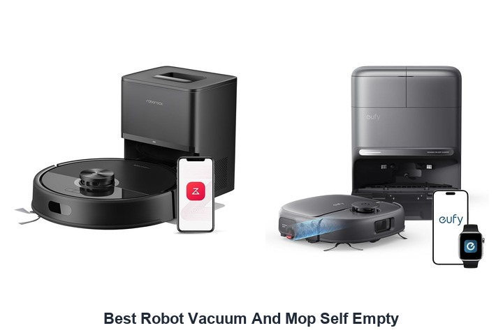 best robot vacuum and mop self empty