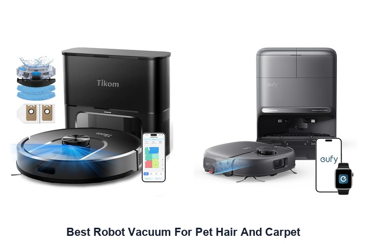 best robot vacuum for pet hair and carpet