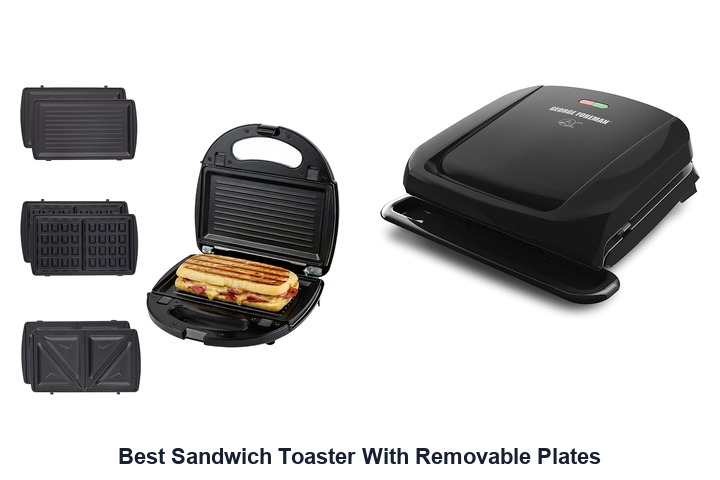 best sandwich toaster with removable plates