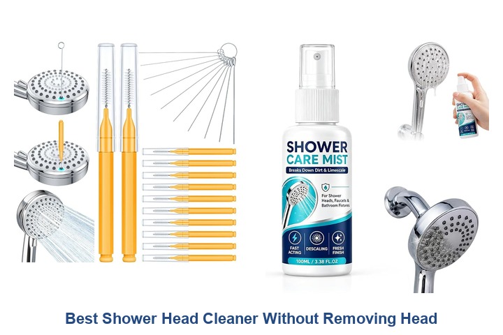 best shower head cleaner without removing head