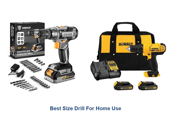 best size drill for home use