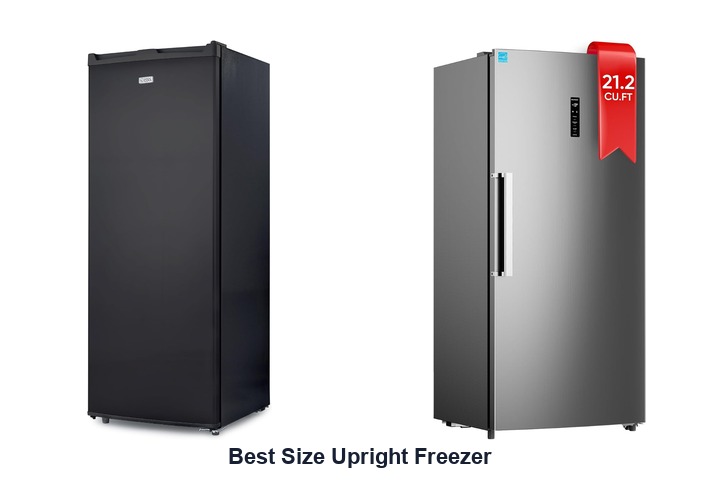 best size upright freezer