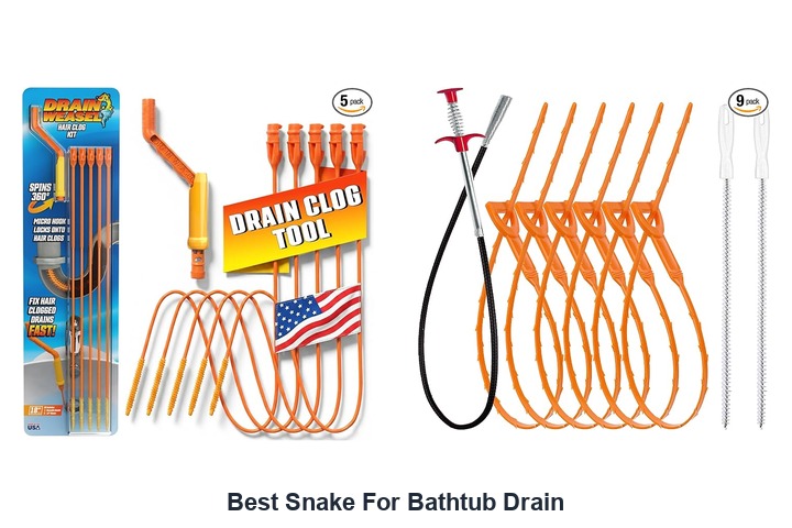best snake for bathtub drain