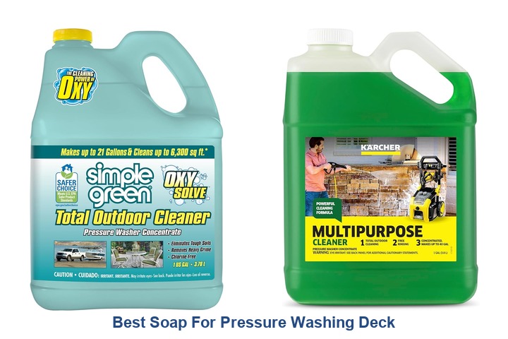 best soap for pressure washing deck