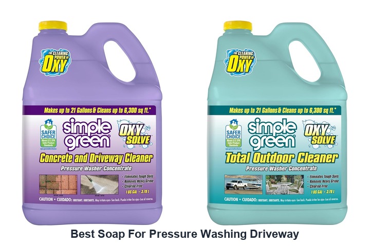 best soap for pressure washing driveway