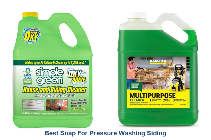 best soap for pressure washing siding
