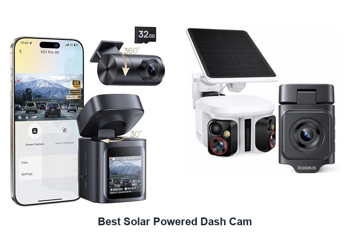 best solar powered dash cam