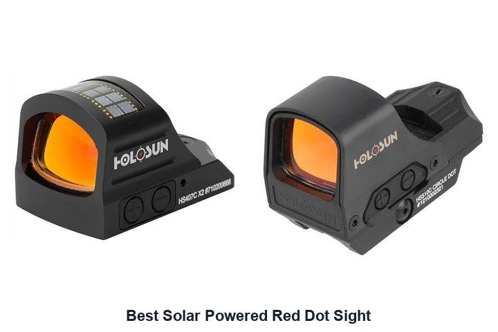 best solar powered red dot sight