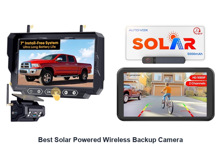 best solar powered wireless backup camera