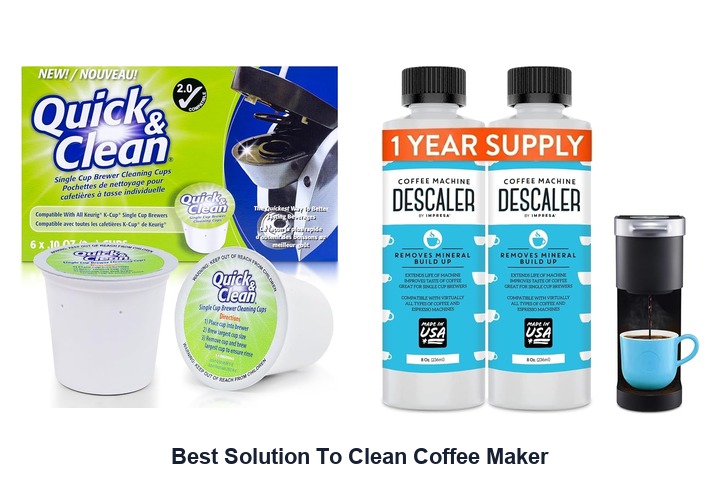 best solution to clean coffee maker