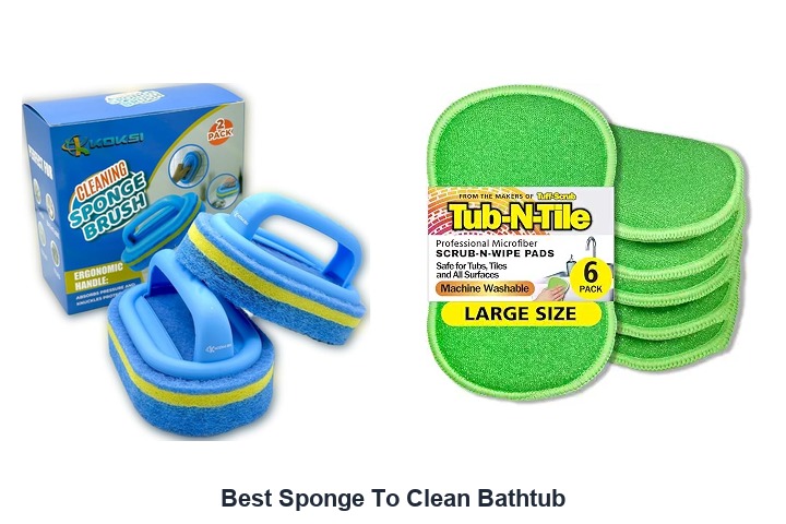 best sponge to clean bathtub