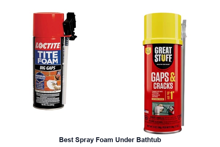best spray foam under bathtub