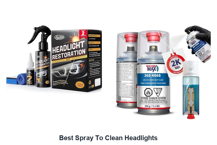 best spray to clean headlights
