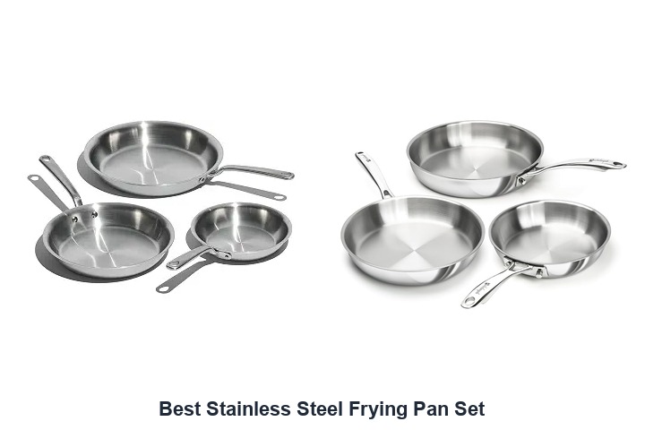 best stainless steel frying pan set​