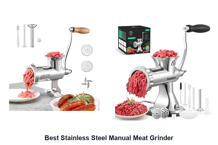 best stainless steel manual meat grinder