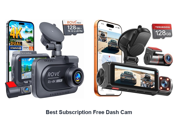 best subscription free dash cam