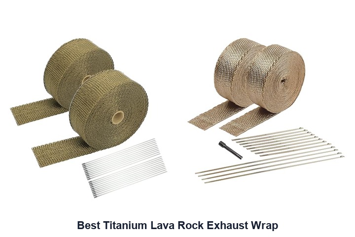 best titanium lava rock exhaust wrap