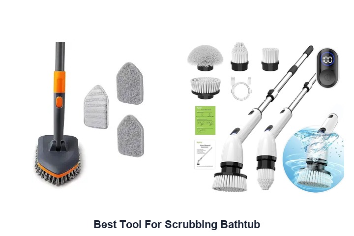 best tool for scrubbing bathtub