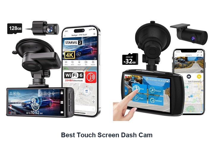 best touch screen dash cam