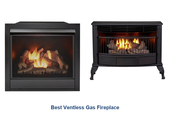 best ventless gas fireplace