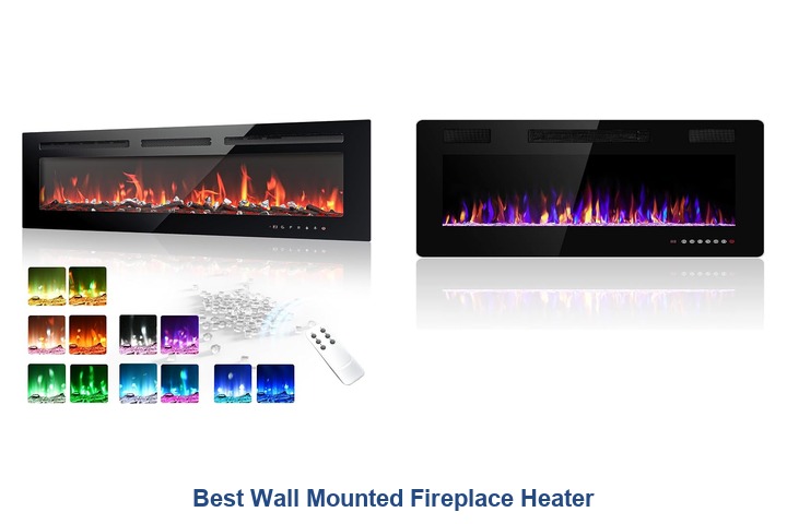 best wall mounted fireplace heater