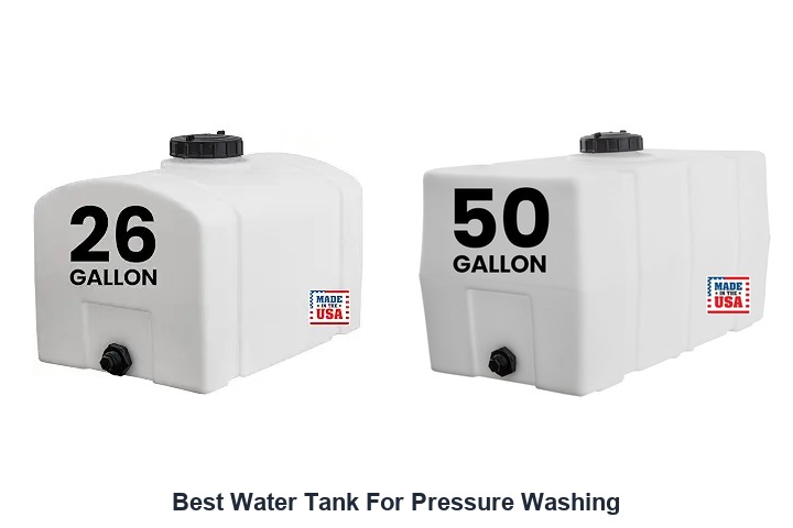 best water tank for pressure washing