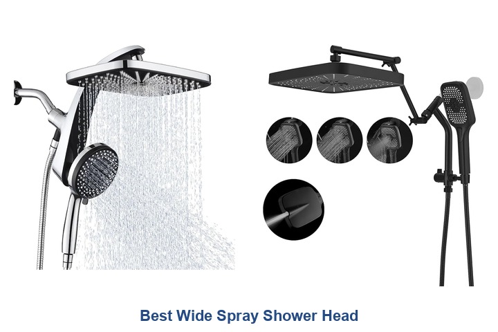 best wide spray shower head