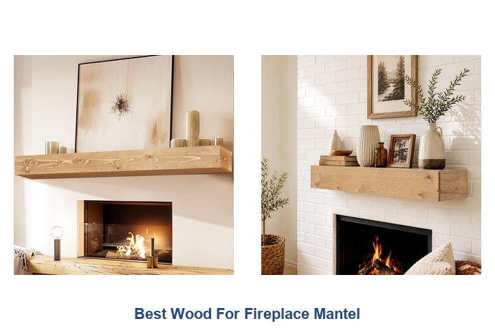 best wood for fireplace mantel