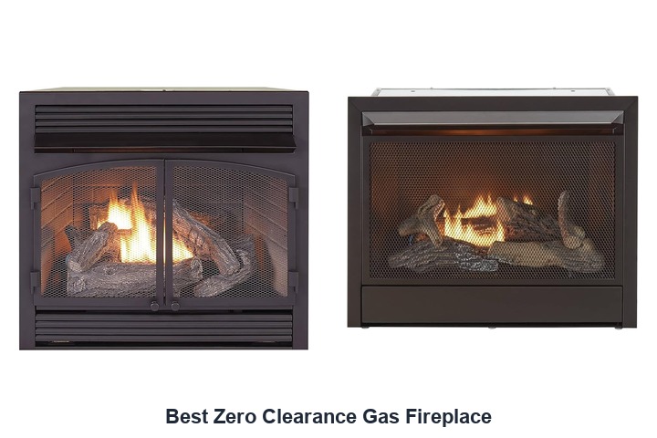 best zero clearance gas fireplace
