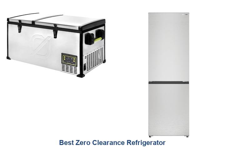 best zero clearance refrigerator